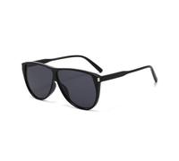 MUTYNE Oversized Square Sunglasses for Men Women Bold Black Frame Sun Glasses Modern Fashion Eyewear for Outdoor Driving D