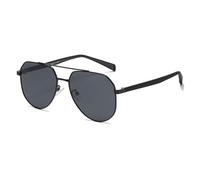 MUTYNE Polarized Sunglasses For Men, Metal Frame Design, Double Beam Retro Outdoor Sun Protection Uv400(C1)