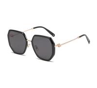 MUTYNE Polarized Sunglasses For Women, Metal Temples Design, Irregular Shape, Outdoor Sun Protection Uv400(C9)
