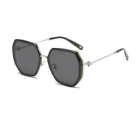 MUTYNE Polarized Sunglasses For Women, Metal Temples Design, Irregular Shape, Outdoor Sun Protection Uv400(C2)