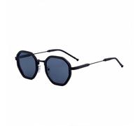 MUTYNE Polygonal Sunglasses For Men, Metal Temples Design, Retro Sun Protection Uv400(C1)