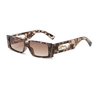 MUTYNE Rectangle Sunglasses Women Fashion Luxury Square Sun Glasses Men Classic Leopard Punk Eyeglasses Shades UV400,leopard,one size