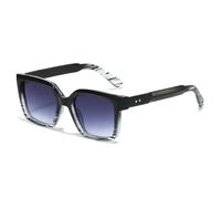 MUTYNE Retro Luxury Square Sunglasses Featuring Rivet Suitable for Men Classic Style Uv400 Sun Glasses Protection(blue)