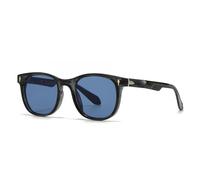 MUTYNE Retro Oval Punk Women Luxury Sunglasses Fashion Rivets Men Gradient Shades Uv400 Sun Glasses(Dark gray blue)
