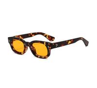 MUTYNE Retro Oval Square Sunglasses for Men Women Classic Thick Frame Sun Glasses Trendy Oval Rectangle Eyewear with Silve