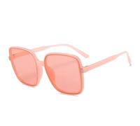 MUTYNE Retro Oversized Square Frame Sunglasses Women Men Fashion Luxury Outdoor Driving Summer Traveling Sun Glasses Uv400(Pink Pink)