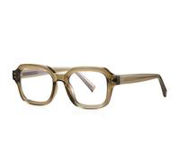 MUTYNE Retro Rivet Spectacle Frame Men Lady Spectacle Frames Trend Glasses,C2Tea