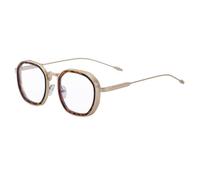 MUTYNE Retro Sunglasses For Men, Metal Temples Design, Punk Style, Driving Outdoor Sunscreen Uv400(C10)