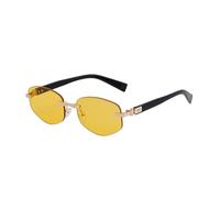MUTYNE Rimless Sunglasses For Men, Retro Design, Uv400 Protection(C9)