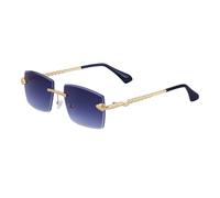 MUTYNE Rimless Sunglasses For Women And Men, Snake Metal Temples, Uv400 Protection(C2)