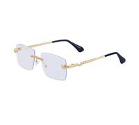 MUTYNE Rimless Sunglasses For Women And Men, Snake Metal Temples, Uv400 Protection(C4)
