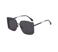 MUTYNE Rimless Sunglasses For Women, Metal Temples Design, Retro Outdoor Sun Protection Uv400(C1)