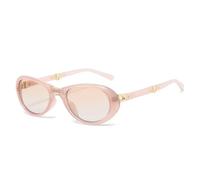 MUTYNE Rivets Oval Sunglasses Women Foldable Easy Taking Shades Uv400(Jelly Pink)