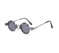 MUTYNE Round Steampunk Sunglasses For Men Vintage Punk Fashion Glasses Retro Shades Luxury,N07,one size