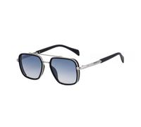 MUTYNE Square Frame Sunglasses For Men, Metal Frame Design, Retro Simple Sunscreen Uv400(C6)