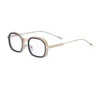 MUTYNE Square Frame Sunglasses For Men, Metal Temples Design, Retro Premium Feeling Outdoor Sun Protection Uv400(C8)