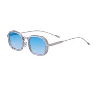 MUTYNE Square Frame Sunglasses For Men, Metal Temples Design, Retro Premium Feeling Outdoor Sun Protection Uv400(C4)