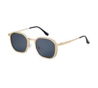 MUTYNE Square Frame Sunglasses For Women, Spring Temples, Retro Outdoor Sun Protection Uv400(C6)