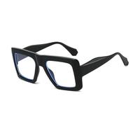 MUTYNE Square Glasses for Men Women Eyewear Glasses(Black)