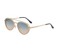 MUTYNE Sunglasses For Men, Round Frame Metal Temples, Uv Protection Sunglasses(C4)