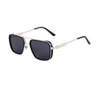 MUTYNE Sunglasses For Men Vintage Metal Temples Uv Protection Sunglasses(C2)
