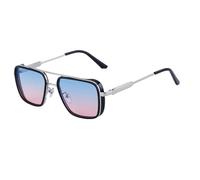 MUTYNE Sunglasses For Men Vintage Metal Temples Uv Protection Sunglasses(C6)