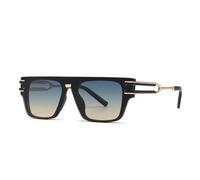 MUTYNE Sunglasses for women, retro flat-top fashion trend, UV400 protection(C2)