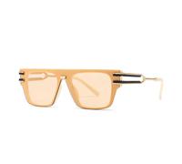 MUTYNE Sunglasses for women, retro flat-top fashion trend, UV400 protection(C4)