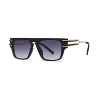 MUTYNE Sunglasses for women, retro flat-top fashion trend, UV400 protection(C5)