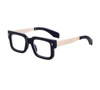 MUTYNE Thick Frame Sunglasses For Women Men, Double Beam Retro Driving Sunscreen Uv400(C1)