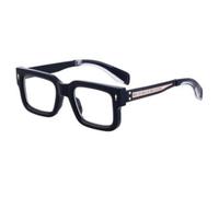 MUTYNE Thick Frame Sunglasses For Women Men, Double Beam Retro Driving Sunscreen Uv400(C2)