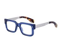 MUTYNE Thick Frame Sunglasses For Women Men, Double Beam Retro Driving Sunscreen Uv400(C6)