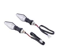 MUTYNE Turn Signal Lights 1PC Universal Amber+Blue Double Color Motorcycle Turn Signal Indicator Light Blinker For Motorbike