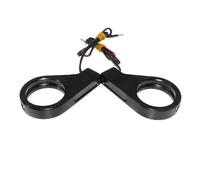 MUTYNE Turn Signal Lights 41mm Motorcycle Front Tubes Lamps Amber&White Turn Indicator Light For For Soprtster For Dyna For Chopper For Bobber