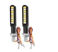 MUTYNE Turn Signal Lights Motorcycle Turn Signal Indicator Light Flowing Water Blinker DRL Brake Lamp Flasher For 12V