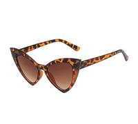 MUTYNE Vintage Cat Eye Sunglasses Women Luxury Small Frame Men Sunglass Outdoor Travel Trend Uv400(Leopard Brown)