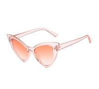 MUTYNE Vintage Cat Eye Sunglasses Women Luxury Small Frame Men Sunglass Outdoor Travel Trend Uv400(Pink Pink)