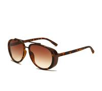 MUTYNE Vintage Fashion Retro Wind Proof Sunglasses Round Steampunk Eyewear Sports Classic Sun Glasses Uv400 Men Women,C9,One size