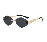 MUTYNE Vintage Polygonal Sunglasses Women Men Square Rectangle Sun Glasses(1)