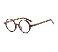 MUTYNE Vintage Round Small Frame Ladies Glasses Trend Luxury(Leopard)