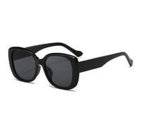 MUTYNE Vintage Square Frame Sunglasses Women Men Luxury Outdoor Driving Street Photography Sunglasses Uv400(Black Gray)