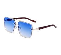 MUTYNE Wooden Square Sunglasses For Men Luxe Sunglasses Women Trendy Vintage Rimless Fashion Glasses Luxury,C7,one size
