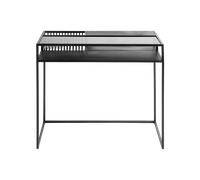 Muubs Denver Desk Black with Black Glass