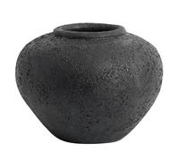 Muubs - Luna Decorative Pot Black, 18 cm - Black
