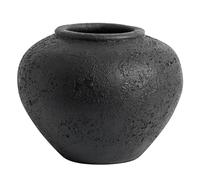 Muubs - Luna Decorative Pot Black, 26 cm - Black