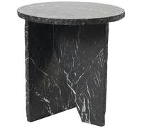 Muubs - Verde Side Table Ø40 cm, Black - Black
