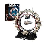 muuchuu Magnetic Floating Space Ship Star-Destroyer Building Set for Adults | Starship Toy Model with Light, Suspension Home Office Decor, Collectible Spacecraft Gifts for Aviation Fans Teens 14+