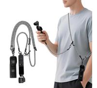 muuee Crossbody Neck Strap for DJI Osmo Pocket 3, 2 in 1 DJI Lanyard Adjustable Crossbody and Wrist Strap, Fit for Insta360 X5/X4, GoPro Hero, Selfie Stick and Camera Acessories