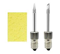 Muuisndjaq Soldering Tips USB Soldering Iron Replacement Soldering Iron Tips Welding for E10 Interface(Tip B+Tip K)