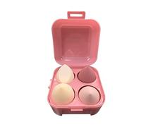 MUUK Makeup Sponge Blender 4 Pack Foundation Sponge Latex Free Beauty Blender Applicator With Sponge Holder Case Ideal For Foundation, Powder and Cream